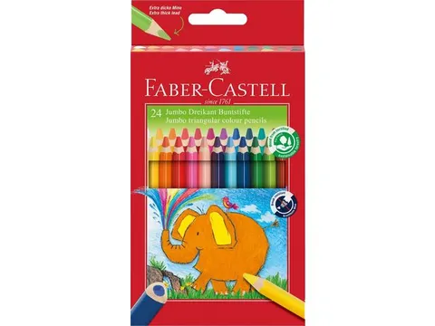 crayons de couleur Faber-Castell Jumbo 12pcs