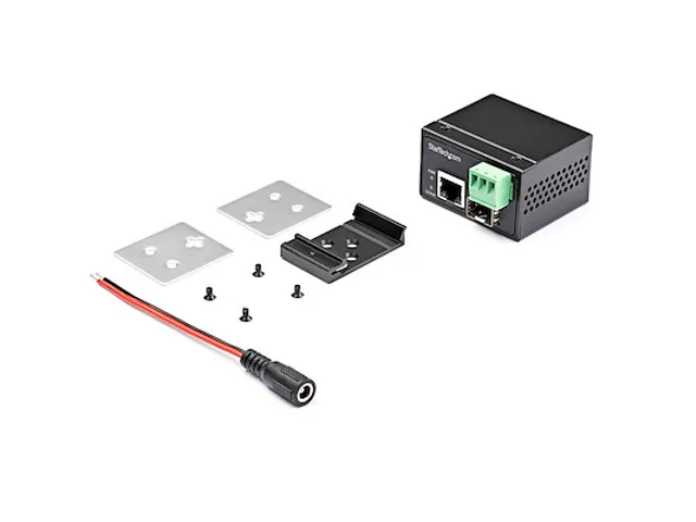 Industrial Glasvezel naar Ethernet Media Converter 100mbps