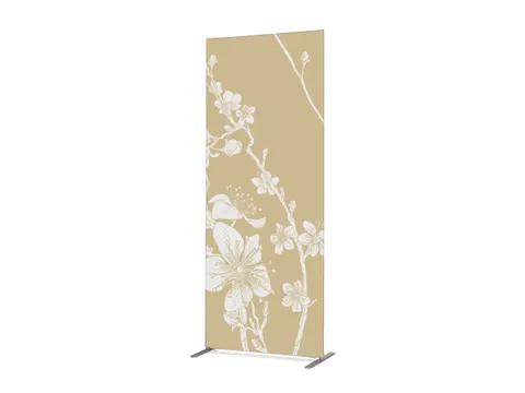 Scheidingswand Textiel Deco 100x200cm Japanse Bloesem Beige