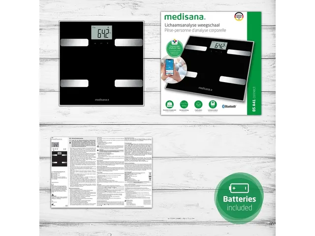 Medisana BS A41 connect Lichaamsanalyse Personen weegschaal