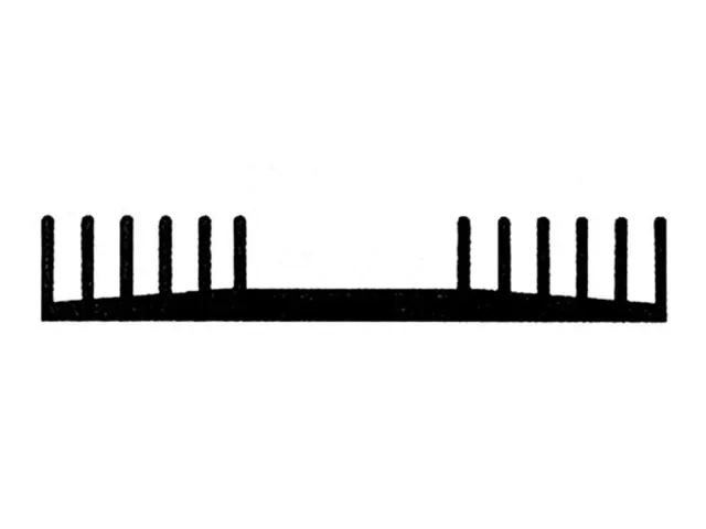 Koelelement 0.5m Geen Boorgat 0.6°C/W