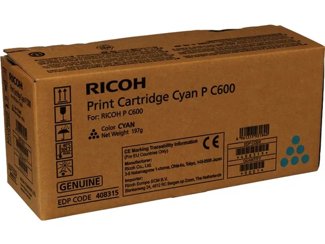 408315 RICOH P toner cyan 12.000pages