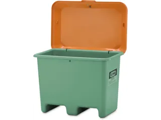 strooigoedbak,200l,HxBxD 690x890x600mm,GVK,groen,deksel oranje - 6
