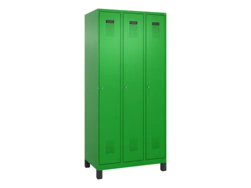 locker,HxBxD 1950x900x500mm,3vak,vak B 300mm,cil.-slot,voeten