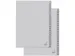 Intercal. a touches numerotees ECO Kangaro A4 gris carton 180gr 4 perf