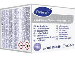 Navulling automatische luchtverfrisser Shea-Sandalwood 6 stuks
