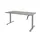 Slinger Bureau Zit-sta Aluminium Poot 160x80cm Blad Licht Grijs