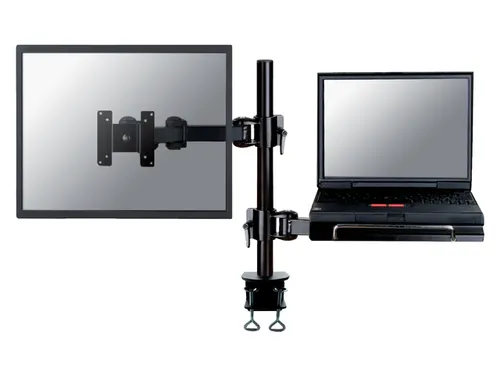 Laptop- en monitiorarm FPMA-D960 tot 27 inch met Klem Zwart