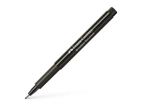 fineliner Faber Castell Broadpen 1554 zwart 0.8mm