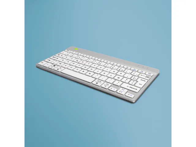Compact Break ergonomisch toetsenbord Azerty FR Wit Draadloos