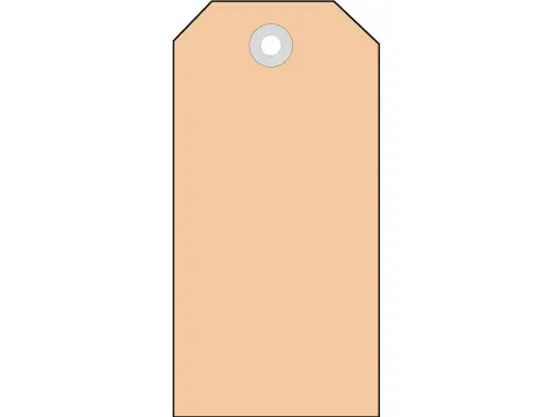 Herma 6014 Hanglabel 45x90mm Bruin karton met plastic oogje 1000 stuks