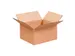 Boîte américaine pliable Simple cannelure B Brun 220x160x130mm 20pcs