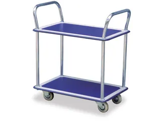 Lichte Tafelwagen 120kg 750x480mm 2 Etages Staalplaat - 1