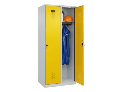 locker,HxBxD 1850x800x500mm,2vak,vak B 400mm,draaigrendel