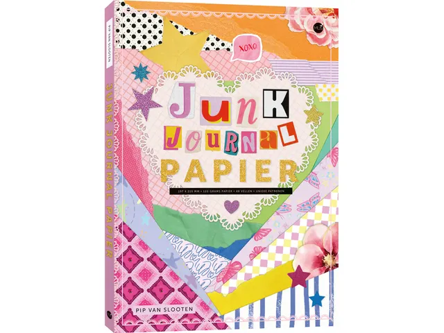 Junk Journal MUS A4 papier Pip van Slooten 112 pagina's