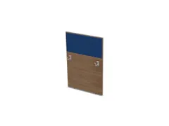 baliepaneel,v. bureau,aanbouw rechts,B 800mm,NT-cherry,BN6016-blauw