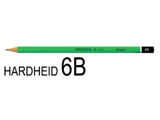 Potlood Bic Criterium 550 zeshoekig 6B - 2