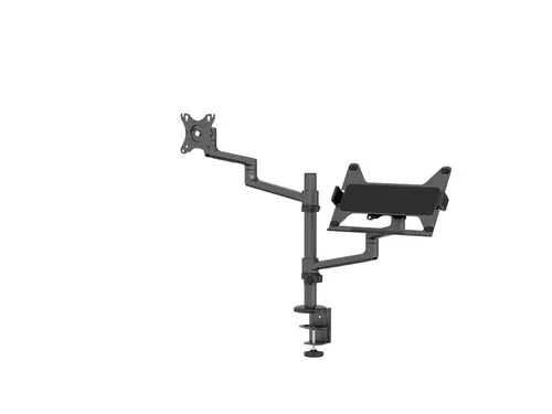 Monitorarm + laptophouder Neomounts NEXT DS20-425BL2 zwart