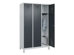 locker,HxBxD 1950x1200x500mm,3vak,vak B 400mm,cil.-slot,voeten