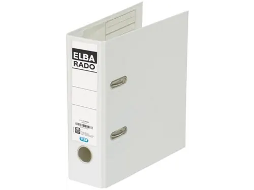 Rado Plast ordner voor ft A5 staand, wit, rug van 75mm
