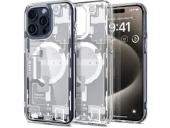 Spigen Ultra Hybrid MagSafe zero one white iPhone 15 Pro Max Hoesje