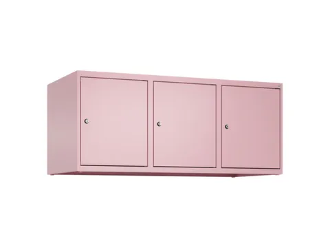 opzetkast,v. locker,3vak.,vak B 400mm,HxBxD 500x1200x500mm