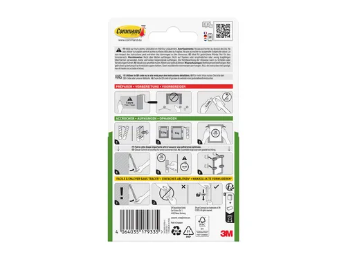 Bevestigingsstrip Command middelgroot klik vast 5,4kg zwart