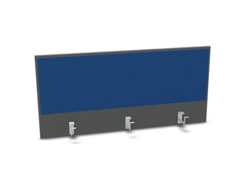 opzetpaneel bureau aanbouw achter MS-donkergrijs BN6016-blauw 1200mm
