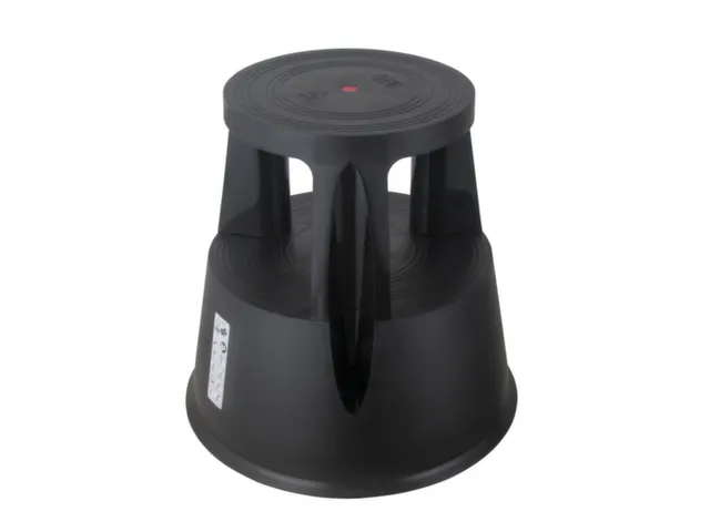 marchepied sur roulettes,plastique,RAL9005,repose-pied Ø 283mm