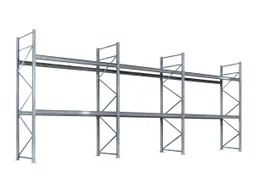 palletstelling,basis+2xaanbouw,HxBxD 4500x5965x1100mm,vakl. 1000kg