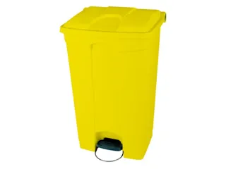 Afvalbak 90 liter HxBxD 820x412x500mm PP geel - 1