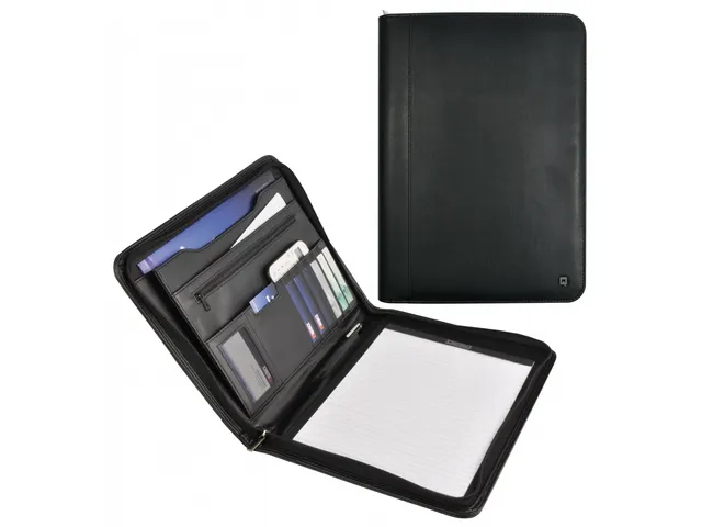 A4 Conferentiemap Kunstleer Met Ritssluiting