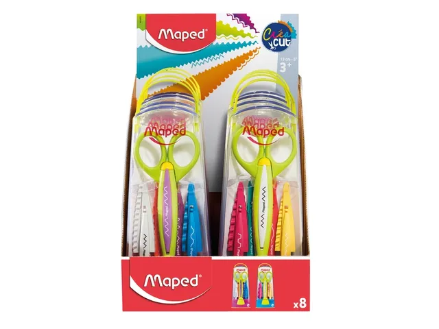 Ciseaux Maped Crea Cut avec 5 lames interchangeables