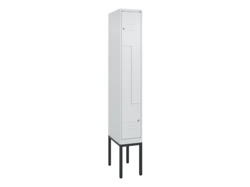 Z-garderobekast,HxBxD 2120x300x500mm,vak B 150/300mm,cil.-slot