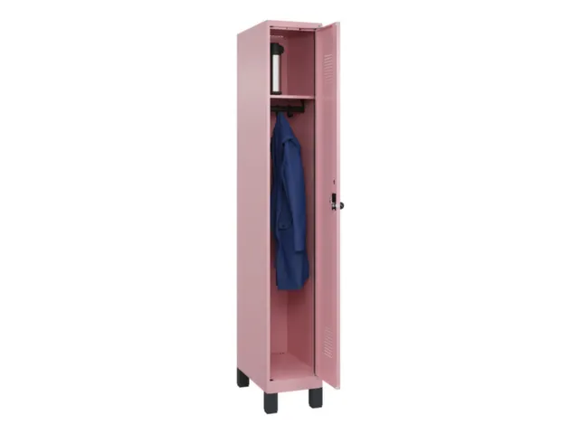 locker,HxBxD 1950x300x500mm,1vak,vak B 300mm,draaigrendel,voeten