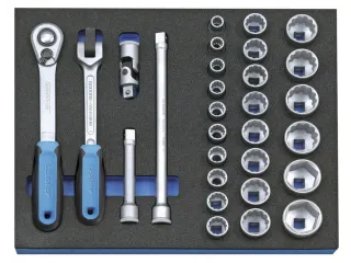 2005 CT2-D 19 Dopsleutelassortiment 1/2 inch in controlegereedschapmod - 1
