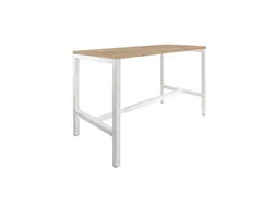 Domino Basic statafel 120x80cm 110cm honey castello 25mm wit