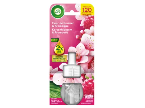 Luchtverfrisser AirWick Electrical Kersenbloesem&Framboos refill 19ml