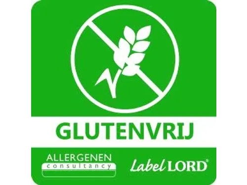 Voedseletiketten 86x33x89mm Aqualabel Glutenvrij Dispenser