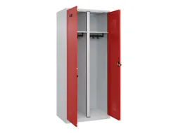 locker voor scheiding van kleding,HxBxD 1850x800x500mm,2vak