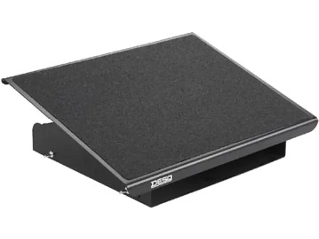 Voetensteun Metaal 3 Hoogte Standen Heavy Duty Zwart
