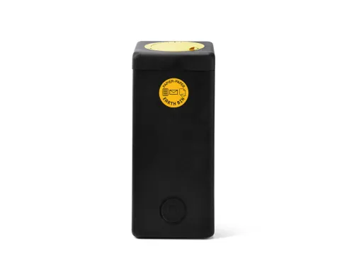 Afvalbak 90 liter EarthBin Geel Zwart