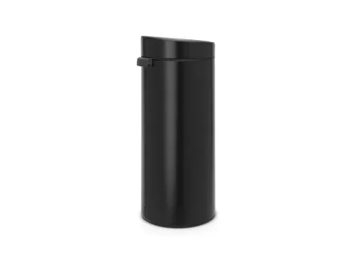 Touch bin New Prullenbak 30 Liter Mat Zwart