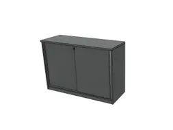 schuifdeurkast,HxBxD 825x1200x445mm,MS-donkergrijs