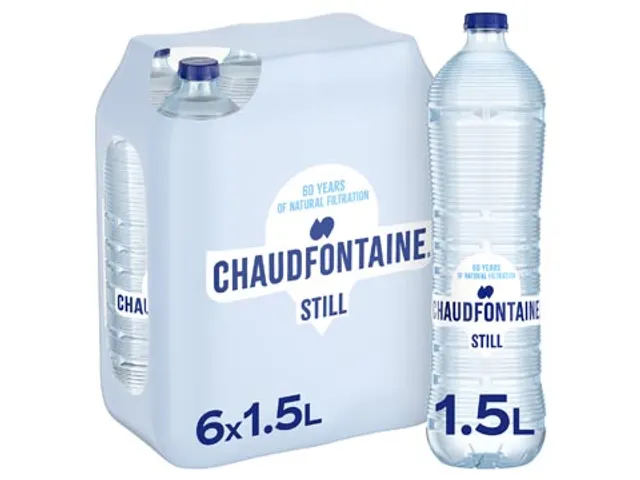 Sparkling water, 1,5 L fles, pak 6