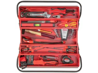 R21600072 BASIS gereedschapsset in gereedschapskoffer 72stuks - 1