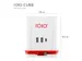 IOIO Stekkerdoos Kubus SW1000 3-voudig + 3x USB Wit