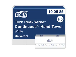Tork 100585 PeakServe Continu Handdoek Universal H5 1-laags 410 vel - 1