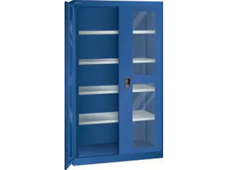zwaarlastkast met openslaande deuren,HxBxD 1950x1100x641mm,lak RAL5010 - 2