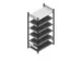 rayonnage pour classeurs,rayonnage départ,HxlxP 2000x1060x635mm